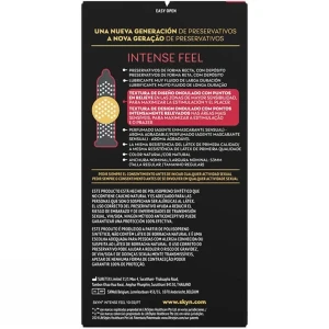 SKYN - INTENSE FEEL TEXTURED CONDOM WITH WAVY DESIGN 10 UNITS